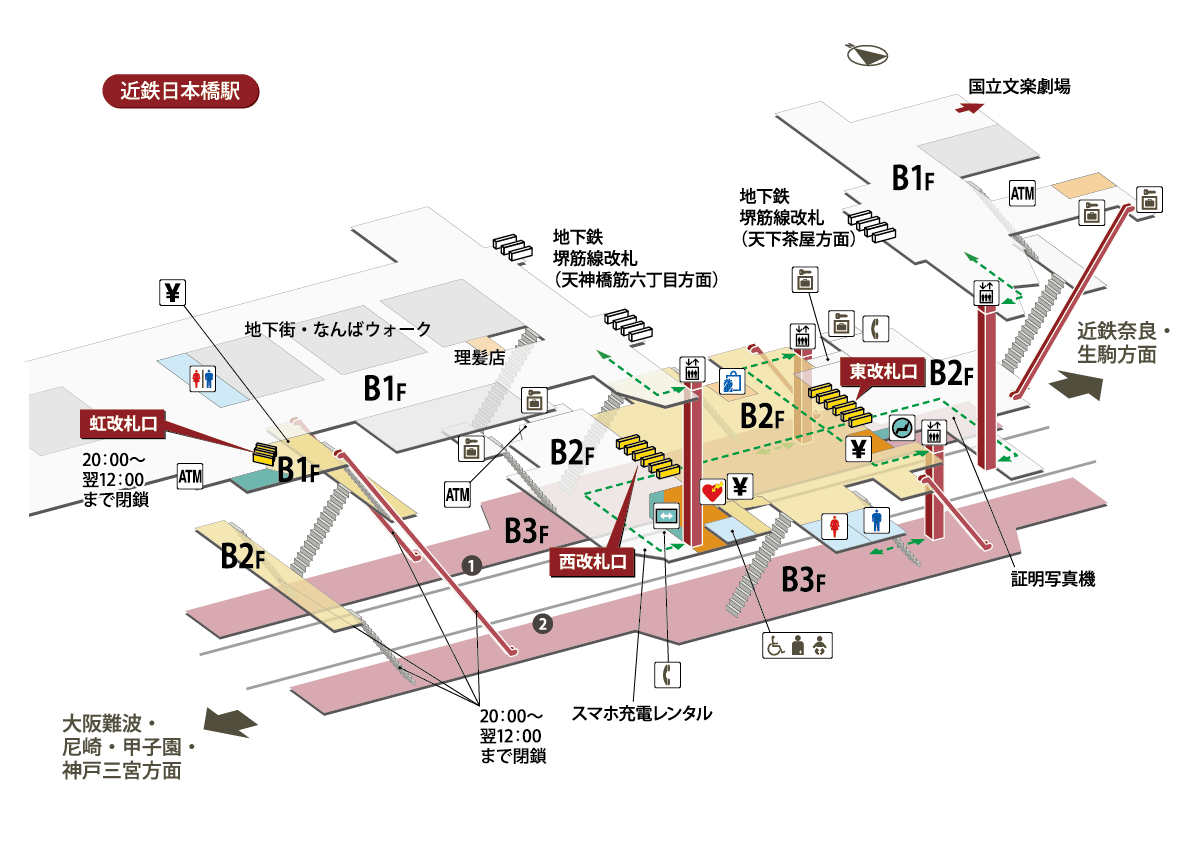 近鉄日本橋駅