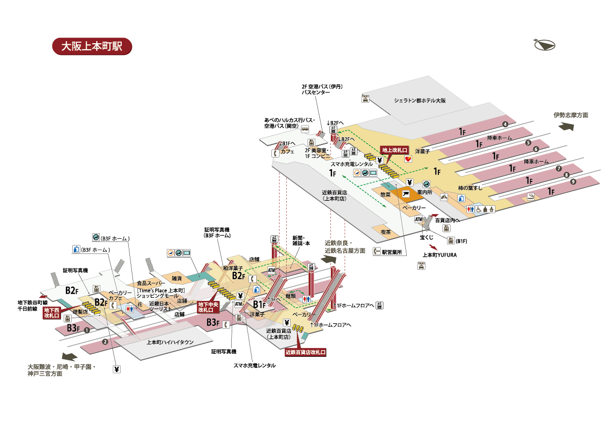 大阪上本町駅